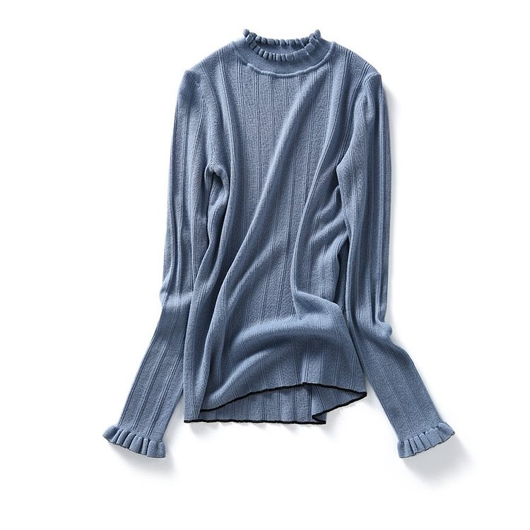 Casual Knitted Shirts & Tops