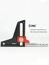 Woodworking Height Depth Measurement Al Alloy Adjustable Saw Blade Marking Ruler