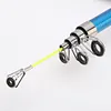 Fishing Pole Set Full Kits Spinning Fishing Rod and Reel Combo for Fishing(Blue)