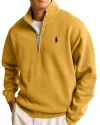 Men's Casual Stand Neck Half Zip Sweathirt