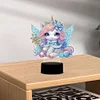 Unicorn Diamond Painting Night Light Diamond Art Lamp Home Decoration (C)