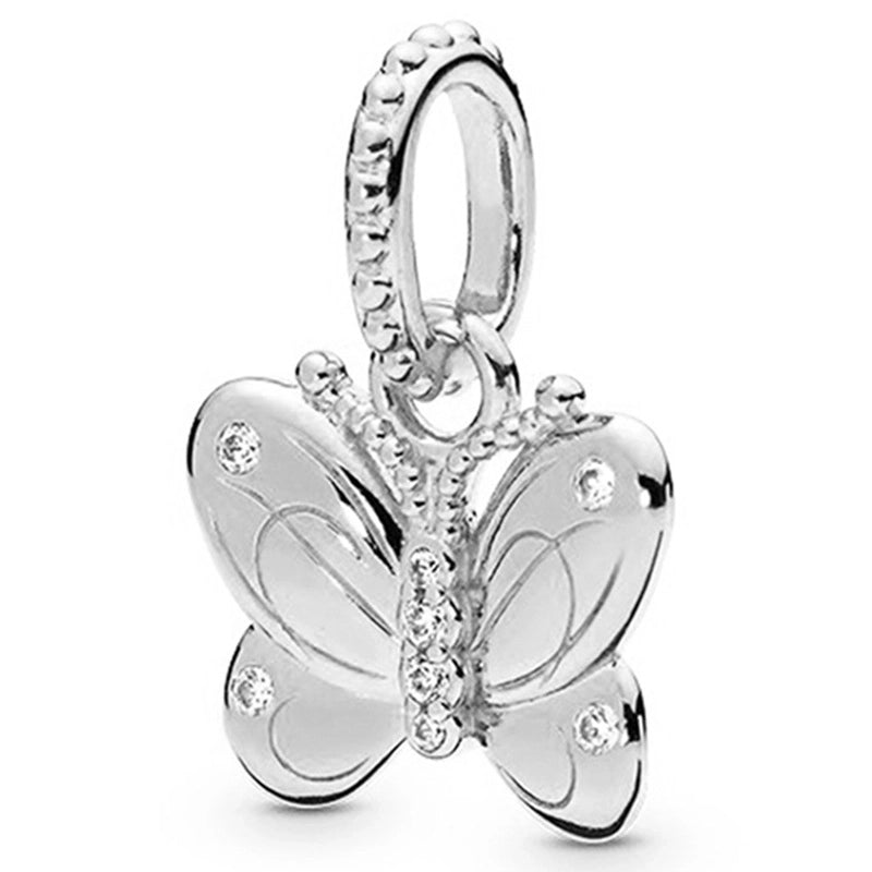 1 PC/Package Metal Rhinestones Plating Inlay Polished Pendant Beads