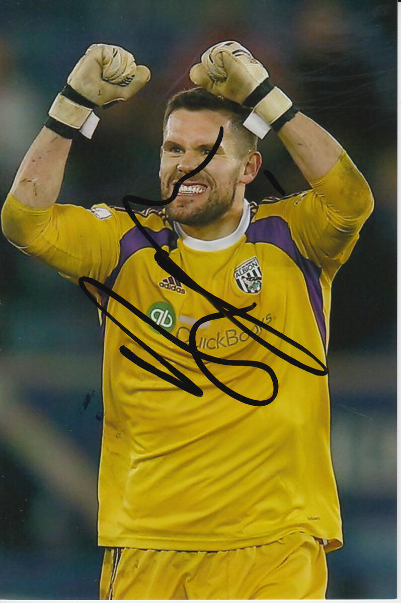 WEST BROM HAND SIGNED BEN FOSTER 6X4 Photo Poster painting 3.