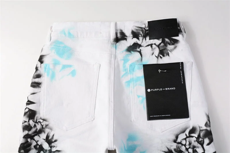 Purple Fashion Jeans 5065