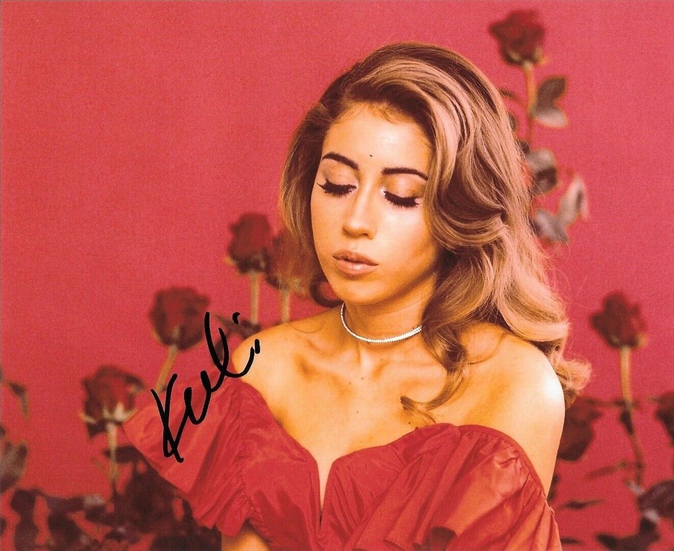 * KALI UCHIS * signed autographed 8x10 Photo Poster painting * SOLITA * AFTER THE STORM * COA 2