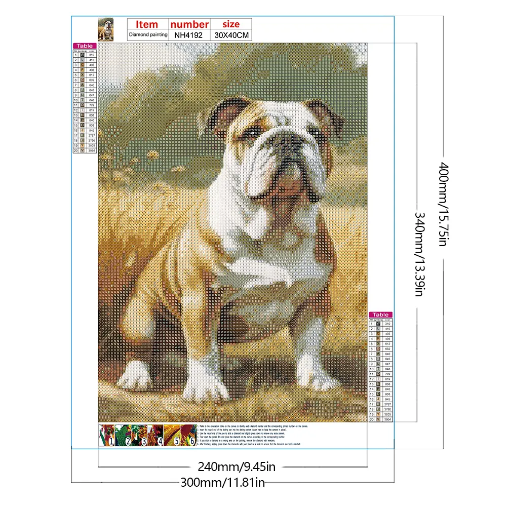 Diamond Painting - Full Round Drill - Puppy(Canvas|30*40cm)