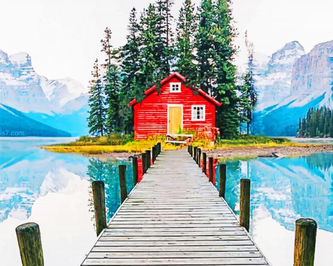 

Jasper National Park Of Canada – Paint By Numbers - 40*50CM, 501 Original