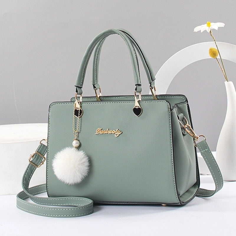 Women’s Large All Seasons Pu Leather Letter Solid Color Elegant Classic Style Square Zipper Square Bag