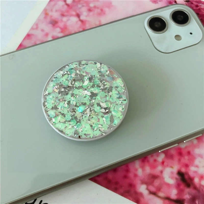 Glue Glitter Gold Foil Telescopic Solid Color Tin Foil Paper Mobile Phone Anti-fall Bracket