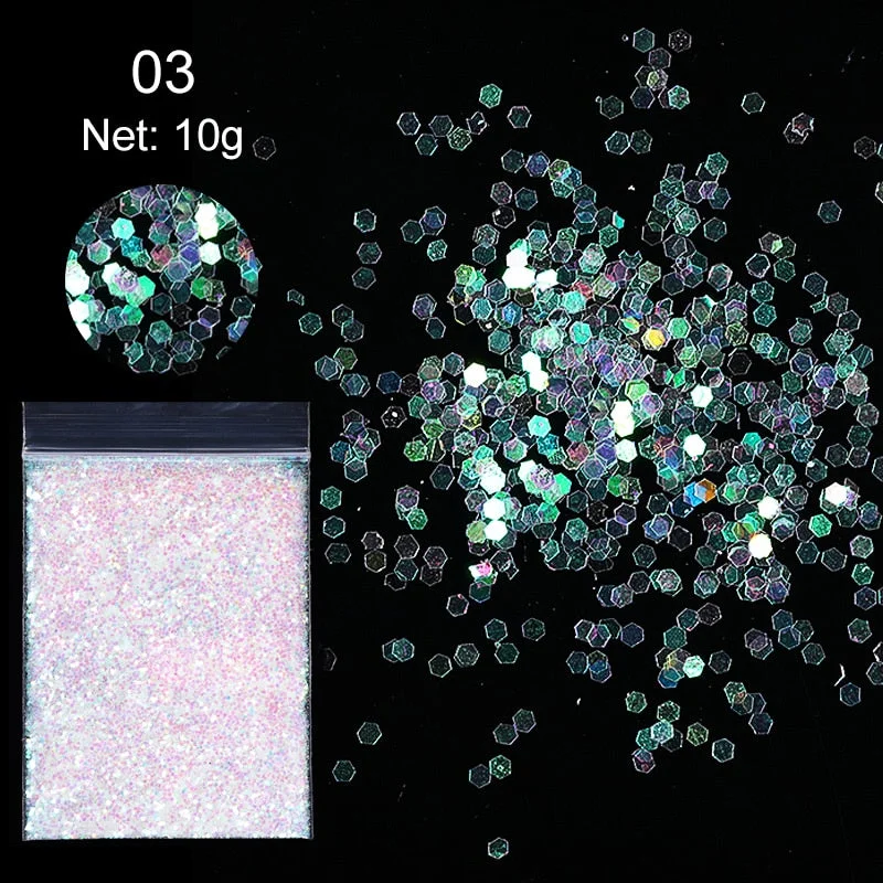 1 Bag Nail Sequins Butterfly Design 3D Glitter Colorful Nail Flakes iridescent Palliette Spangle Decoration Nail Art Sticker