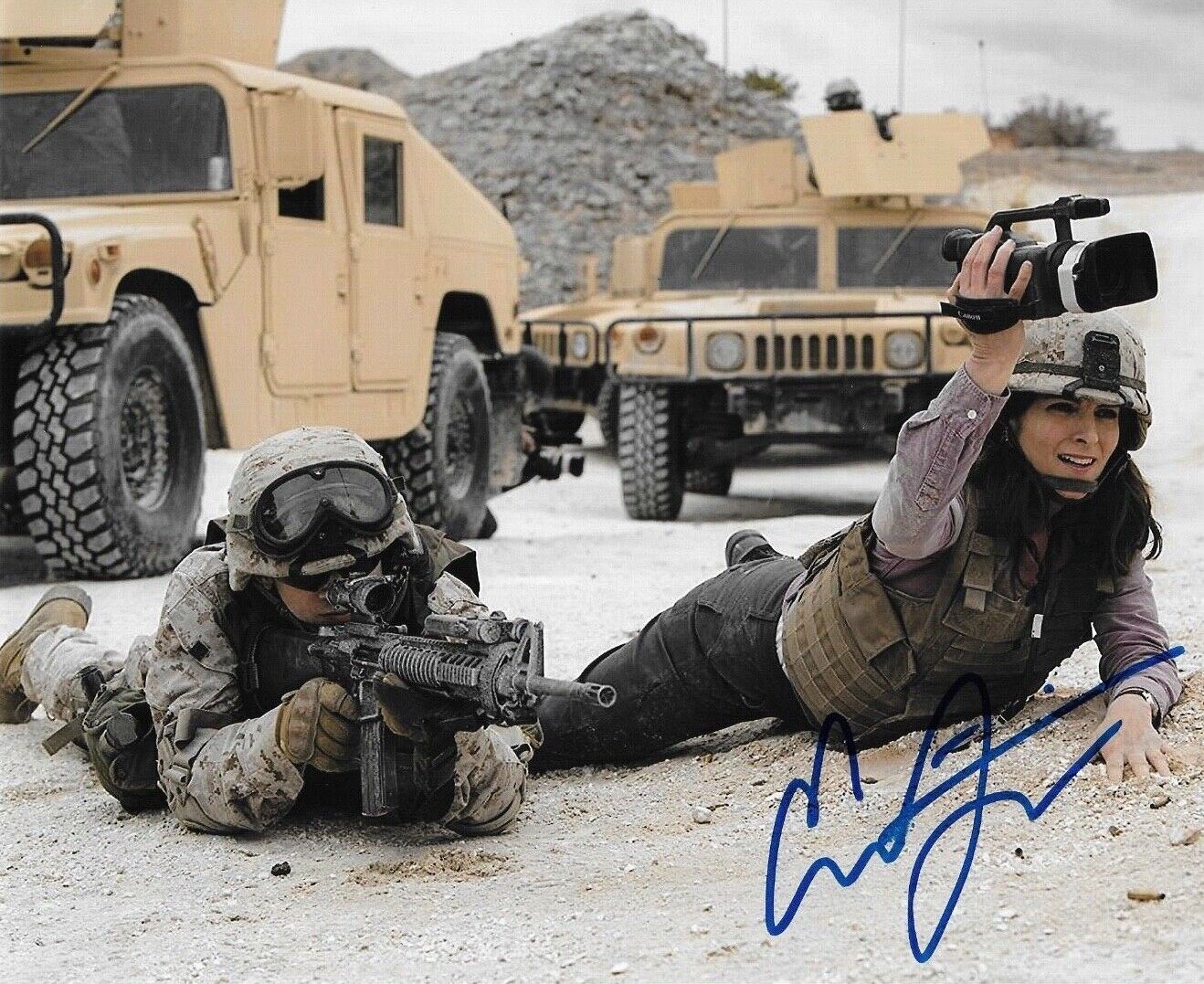 * EVAN JONIGKEIT * signed 8x10 Photo Poster painting * WHISKEY TANGO FOXTROT * COA * 1