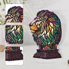 Diamond Painting Lion Acrylic Desktop Decor with Light