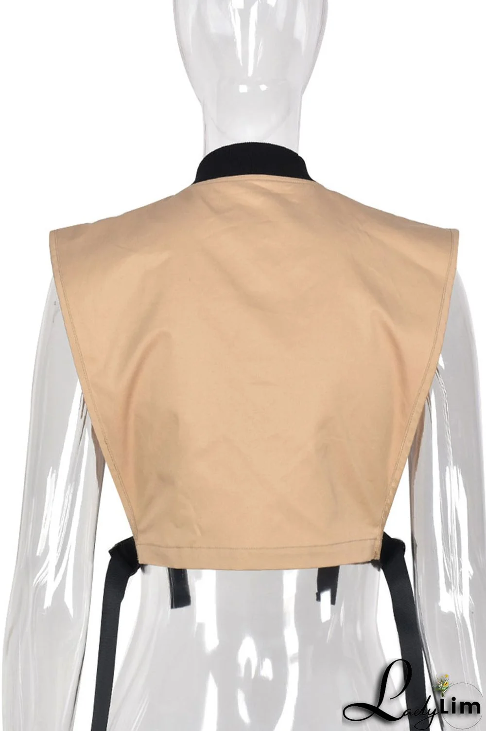 Purple Casual Street Solid Split Joint Pocket Zipper Tops