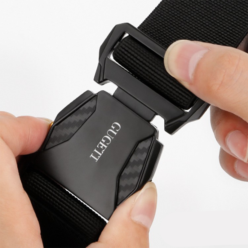  Adjustable Tactical Belt with Quick-Release Buckle - Perfect for Casual and Outdoor Use