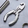 Stainless Steel Folding Outdoor Multi-Tool Pliers Keychain Screwdriver Mini Tool