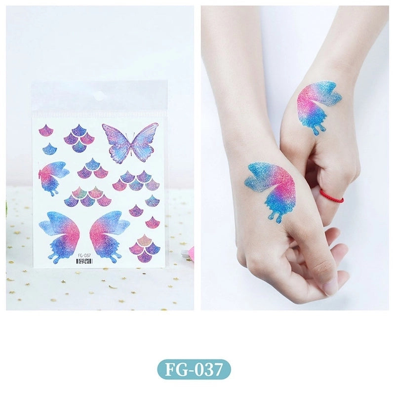 Lady Butterfly Pet Tattoos & Body Art 1 Piece