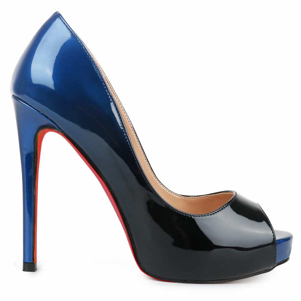 120mm Red Bottom Women's Platforms Heels Party Wedding Pumps-MERUMOTE