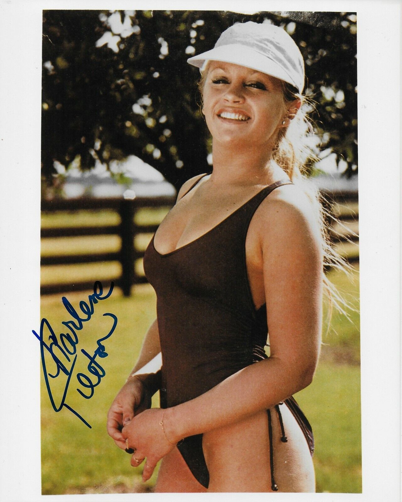 Charlene Tilton Dallas #39 Original 8X10 Autographed Photo Poster painting