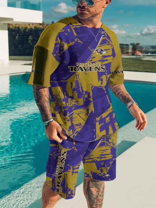 Baltimore Ravens Limited Edition Top And Shorts Two-Piece Suits