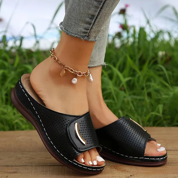 😍Last Day 55% OFF😍-Women Casual Open Toe Arch Support Orthopedic Slippers