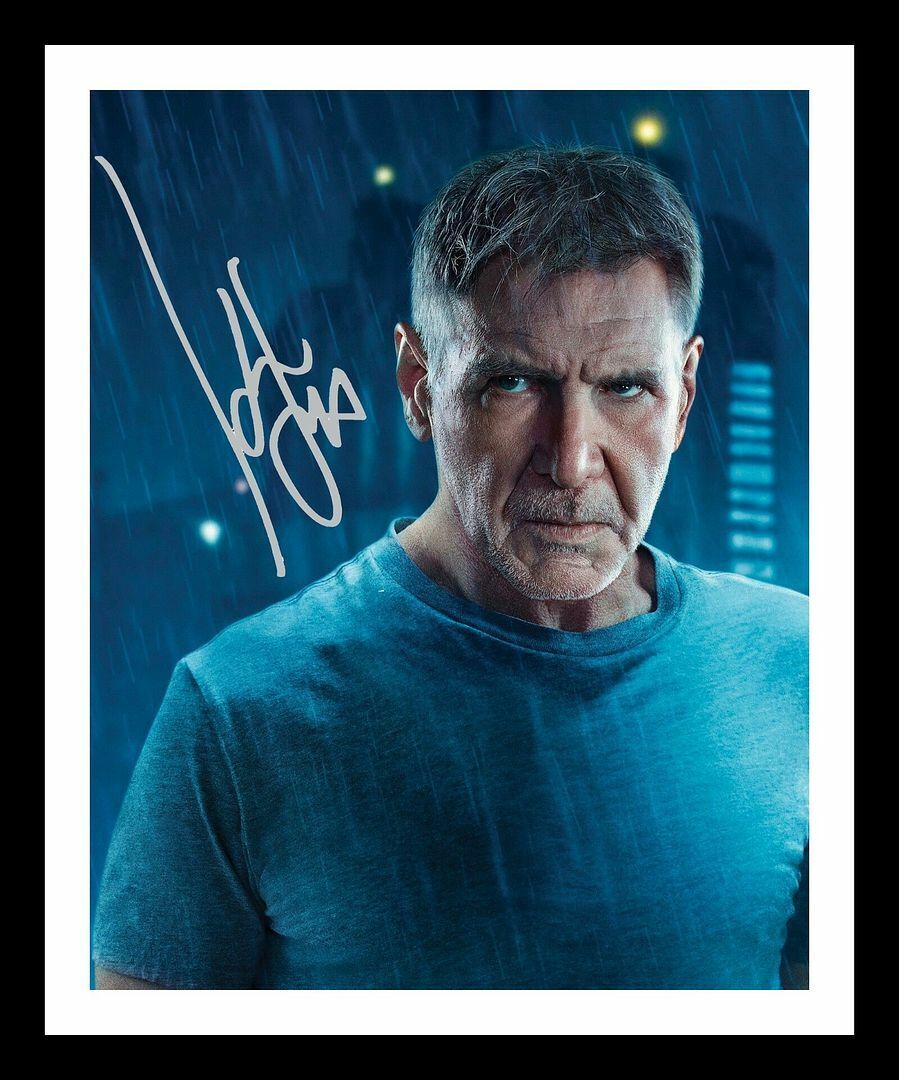 Harrison Ford Autograph Signed & Framed Photo Poster painting