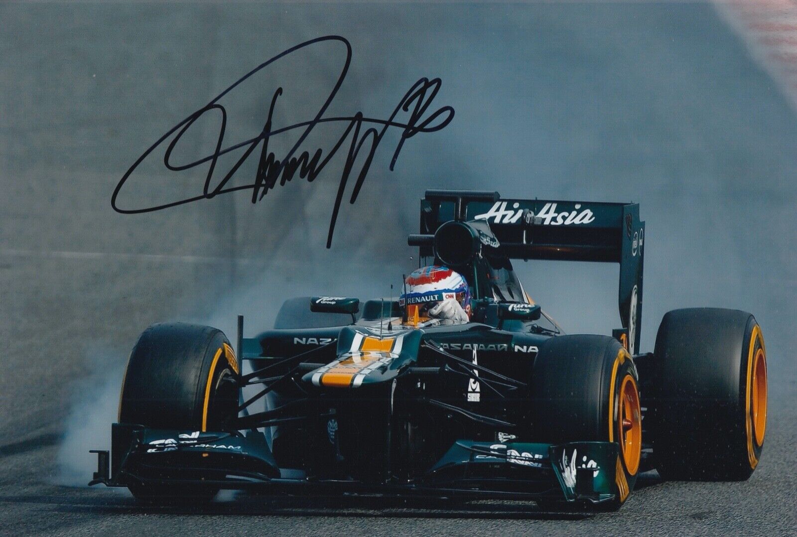 Vitaly Petrov Hand Signed 12x8 Photo Poster painting F1 Autograph Caterham F1 Team 3
