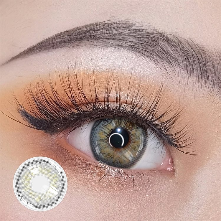 1 Day, 20 Pcs | Freshlady Iris Grey Colored Contact Lenses