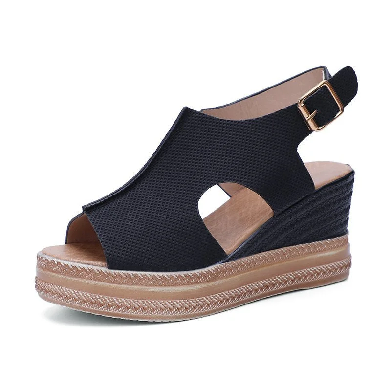 2021 Sandals Women Wedges Shoes High Heels Sandals Summer Women shoes Platform