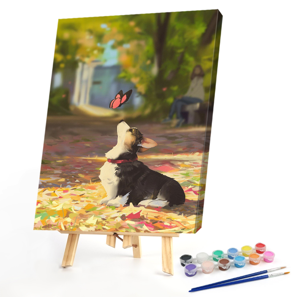 

40*50CM - Paint By Numbers - Dog, 501 Original