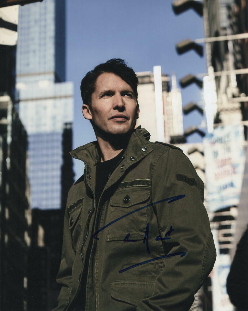 JAMES BLUNT SIGNED AUTOGRAPH 8X10 Photo Poster painting - YOU'RE BEAUTIFUL, BACK TO BEDLAM