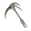 Grappling Hook Folding Survival Claw Multifunctional Stainless Steel Hook for Outdoor Camping Hiking Tree Rock Mountain Climbing