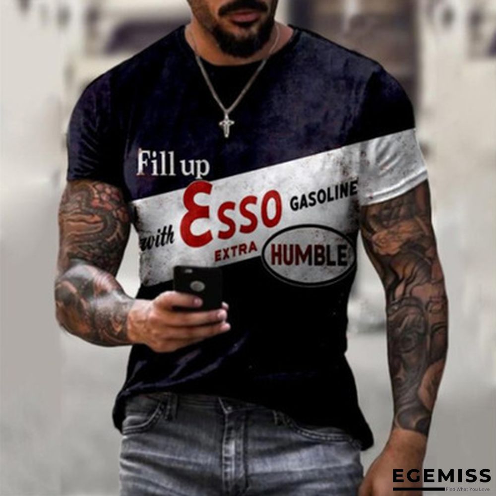 3D Personalized Printing Fashion Trend Boys Lightweight Breathable Short Sleeve T-shirt | EGEMISS