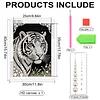 Diamond Painting-DIY Special Shaped Drill Pearl Painting Tiger(30x40cm)