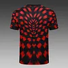 2025/2026 Flamenco pre-match training Red Inkjet Shirt+Shorts 1:1 Thai Quality
