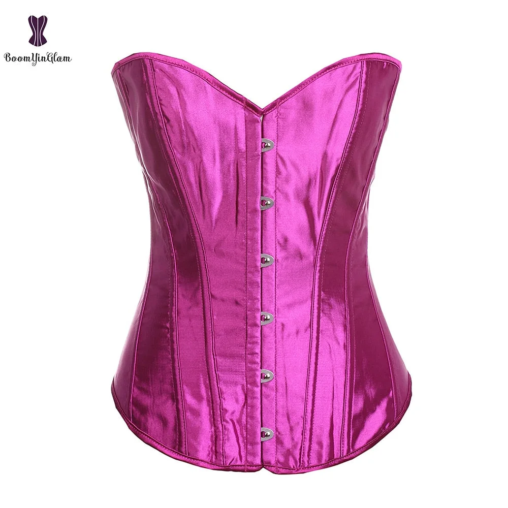 Plus Size Women's Body Shapewear Costume Party Wearing Clothing Colored Corset Bustier With G String 818#