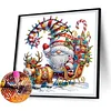 (US Only)6pcs Xmas Gnome - Diamond Painting - Partial Special Shaped Drill (Canvas|30*30cm)