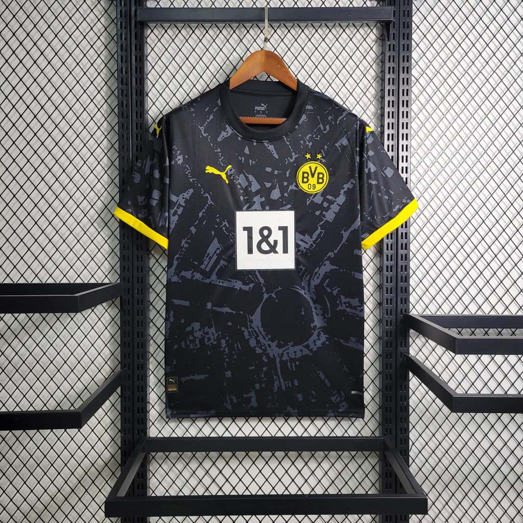 2023-2024 Dortmund Black AwayFootball Shirt 1:1 Thai Quality