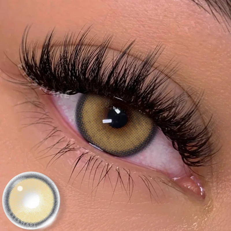 Colored Lenses 1 Pair Natural Color Contact Lenses For Eyes