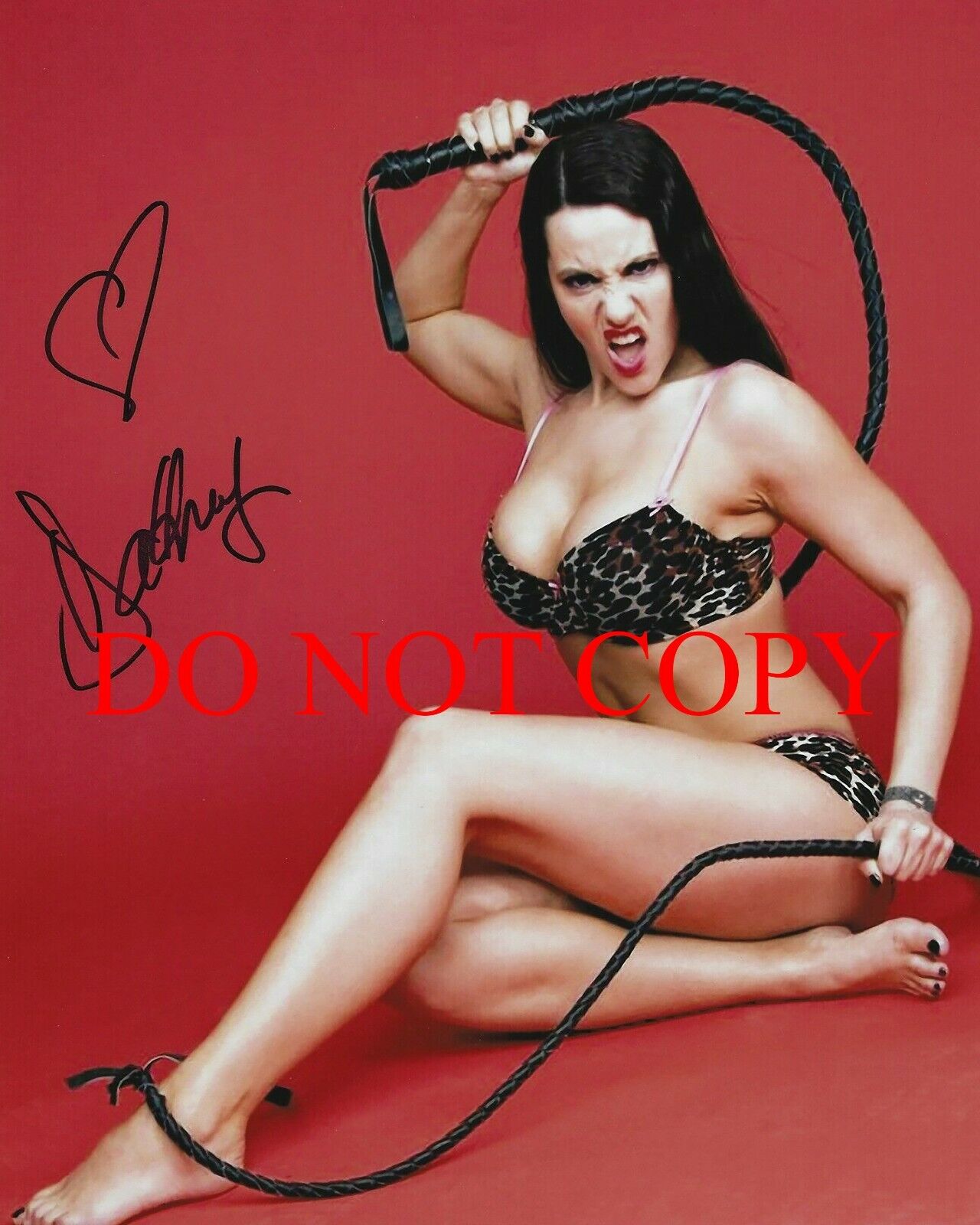 TNA - WCW - Daffney - Autographed Signed 8 x10 Photo Poster painting (The Scream Queen) Reprint