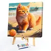 Cat-Paint by Numbers Acrylic Painting 40*40CM