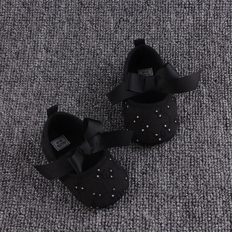 2019 Baby Summer Shoes 0-18M Newborn Infant Kids Baby Girl Bowknot Crib Shoes Soft Shoes Sneaker Lace Up Soft First Walkers