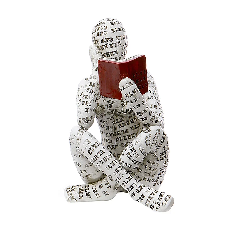 【Ornament】Home Decor Resin Ornaments-Graceful Contemplative Culture Person Woman Statue gbfke