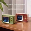 Retro Lyrics Bluetooth Speaker Desktop Clock Calendar Ornaments Intelligent Floating Dynamic Lyrics Wireless Bluetooth Speaker