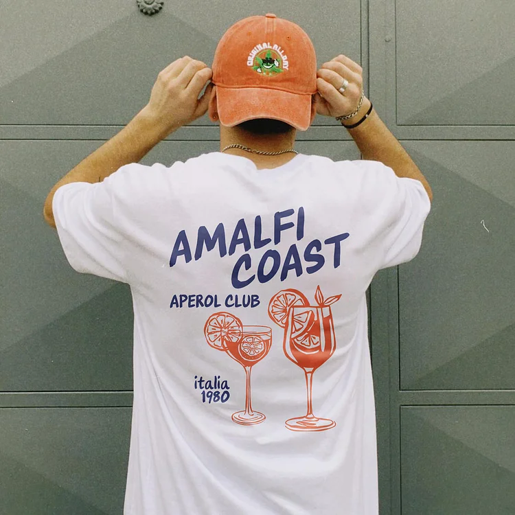Amalfi Coast Printed Men's T-shirt