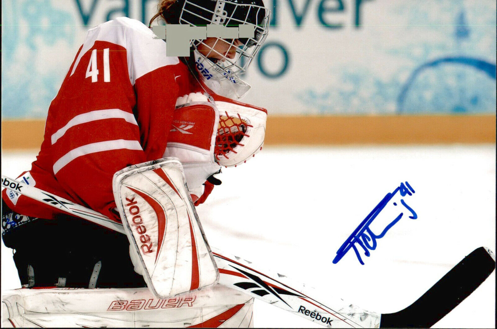 Florence Schelling SIGNED 4x6 Photo Poster painting WOMEN'S HOCKEY OLYMPICS TEAM SWITZERLAND