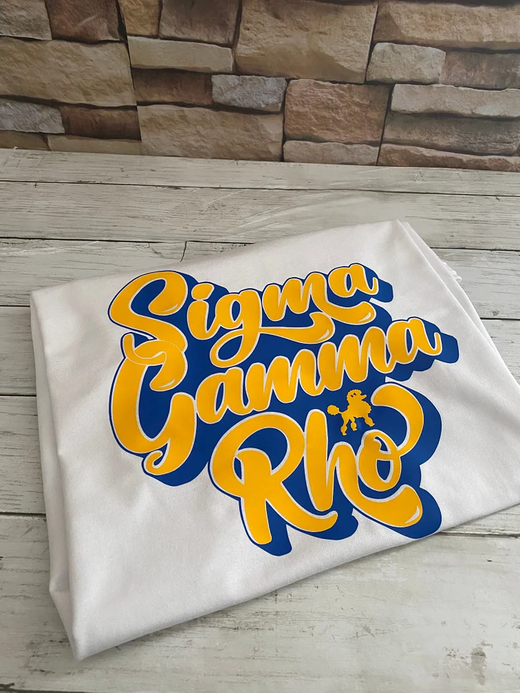 Sigma Gamma Rho Retro Style T-Shirt