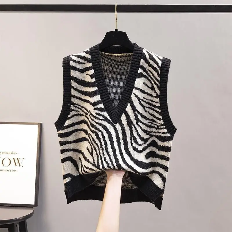 Alccn costumes for women hot Knit Vests for Women New Knitwear Autumn Winter Waistcoat Korean Style Clothing Lady Sweaters Cheap Clothes Casual Tops 2024 Y2k