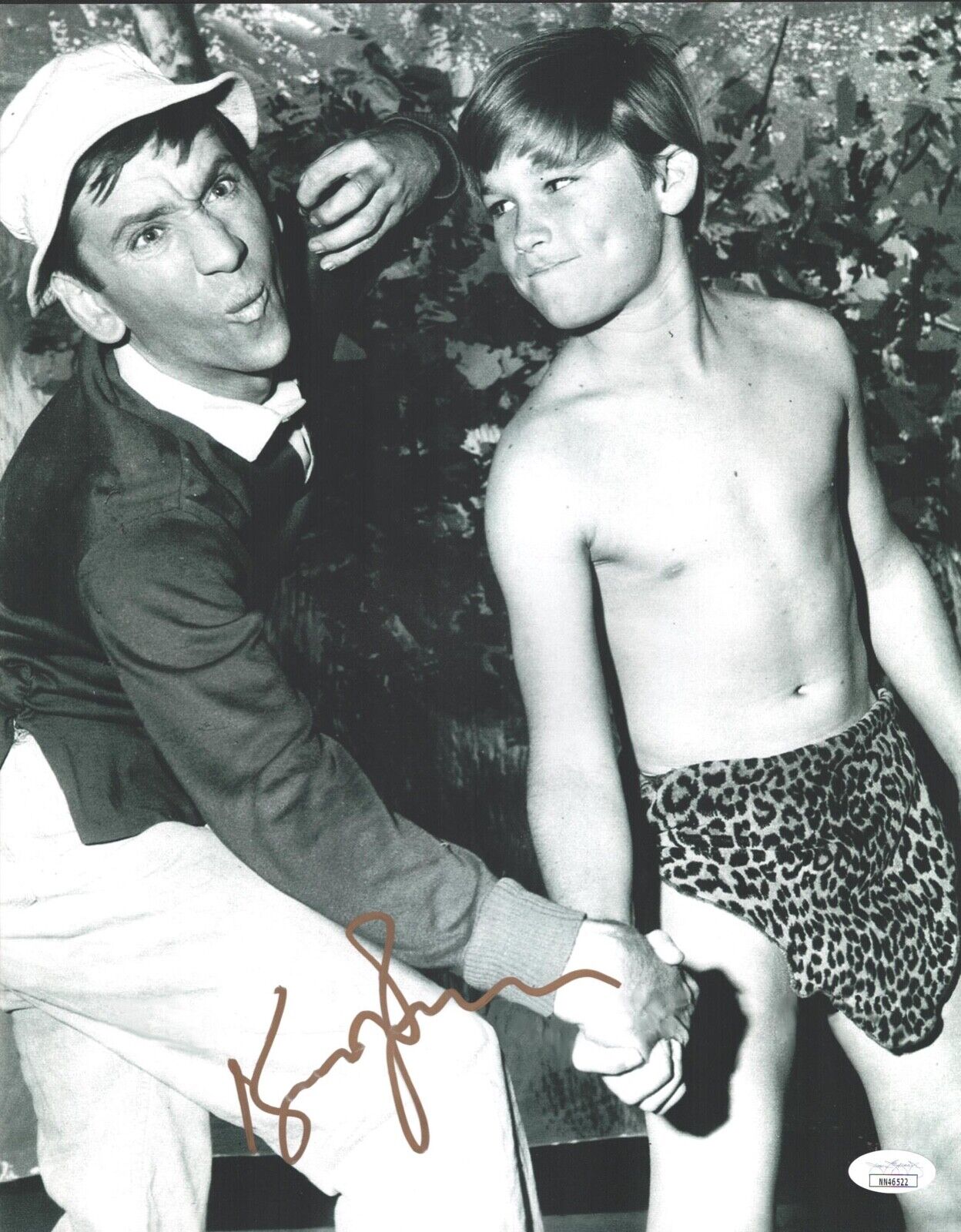 KURT RUSSEL Signed 11x14 GILLIGAN'S ISLAND JUNGLE BOY Photo Poster painting Autograph JSA COA