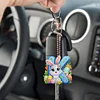 (US Only)PET Double Sided Special Shaped Easter Alphabet DIY Diamond Painting Keychain