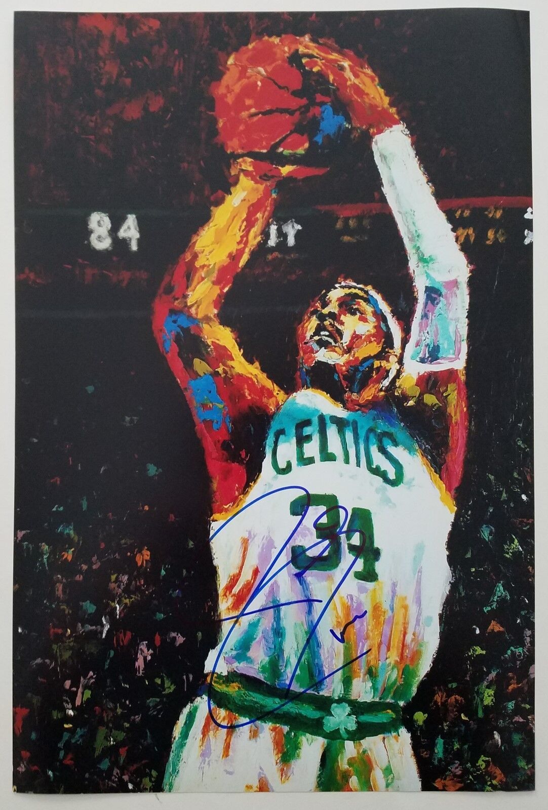 Paul Pierce Signed 12x18 Art Poster Photo Poster painting The Truth Boston Celtics LEGEND RAD